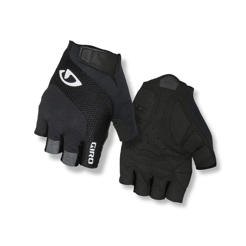 Giro Tessa Gel Women's Road Cycling Gloves - Black/White (2020), Medium - Image 1